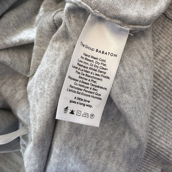 The Group Babaton Aritzia Womens Size Small Williams Cardigan Solid Gray - Picture 5 of 6